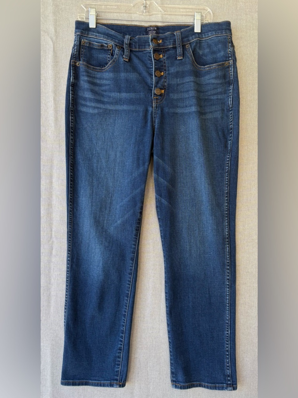 J. Crew Dark Blue high rise vintage Street Button-Fly Women's Jeans size 31